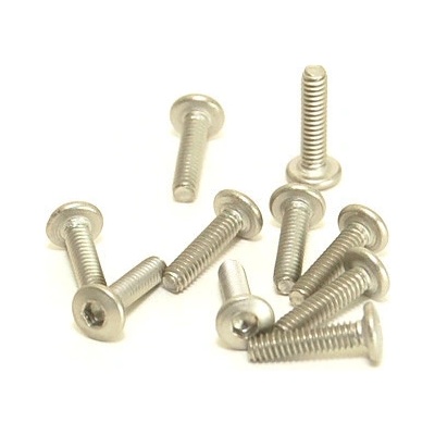 PN Racing M2x8 Titanium Button Head Hex Machine Screw 10 ks
