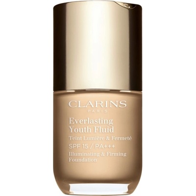 Clarins Everlasting Youth Fluid Foundation rozjasňující make-up SPF15 101 Linen 30 ml