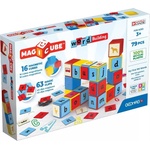 Geomag Комплект магнитни кубчета Geomag - Magicube, Word Building EU, 79 части (G259) - ozone