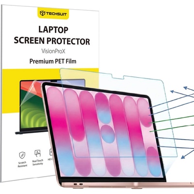 Techsuit Защитно фолио за компютър за MacBook Neo 13 - VisionProX Anti-Blue Light - Techsuit - Прозрачен