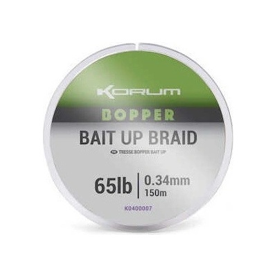 Korum Šnúra Bopper Bait Up Braid 150m 0,34mm 65lb
