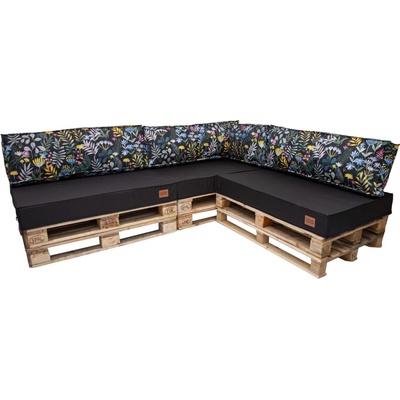 Golden Garden GG10 čierna / kvet 3ks 120/80/15 + 3ks x 120cm/40cm/15cm + 1ks 60/40/15