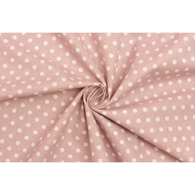 Bavlněné plátno - Puntík 6 mm