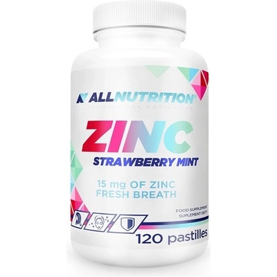 Allnutrition Zinc jahodová 120 pastiliek