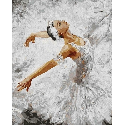 Norimpex Baletka v bílé 30 × 40 cm 1009410