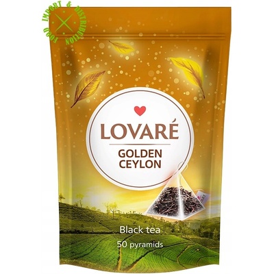 Lovare Golden Ceylon Doypack 50 x 2 g