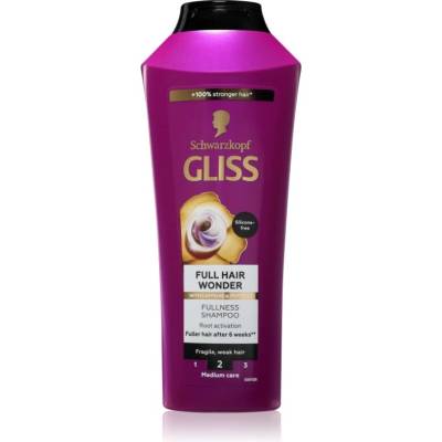 Schwarzkopf Gliss Full Hair Wonder regenerační šampon pro oslabené vlasy 400 ml