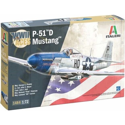 Italeri P-51D Mustang Aces Model Kit 1484 1:72