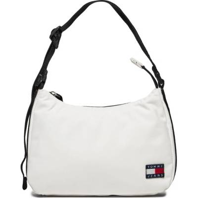Tommy Hilfiger Дамска чанта Tommy Jeans Tjw Essential Daily Shoulder Bag AW0AW15815 Ancient White YBH (Tjw Essential Daily Shoulder Bag AW0AW15815)