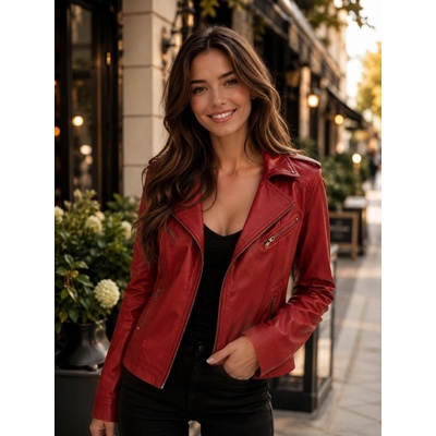 Max Original Leather Zoia red