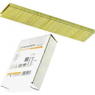 PANSAM sponky typ 90, 5,7/1,25mm, 25mm, 2500ks, Zn