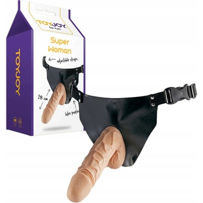 ToyJoy SUPERWOMAN STRAP-ON FLESH
