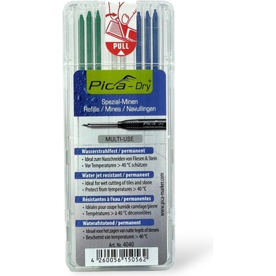 PICA Tuhy do ceruzky farebné DRY 8 ks