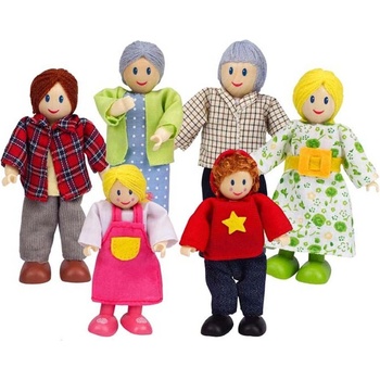 Image 1 of Hape - Дървени фигури - Семейство Н3500