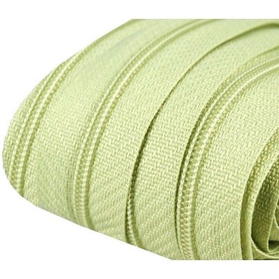 Zips špirálový 3 mm metráž pre bežce typu POL Farba: 244 zelená lipová - svetlá