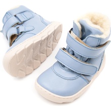 Pegres detské BAREFOOT ZIMNÉ TOPÁNKY PEGRES SBF 42 2.1 MODRÉ