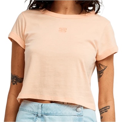 Billabong Дамска тениска Billabong Women's Daily Tee T-shirt - Soft Peach - размер XS (916-5896-0311)
