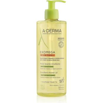 A-DERMA Exomega Control Emollient shower oil омекотяващо душ олио за суха към атопична кожа 500ml