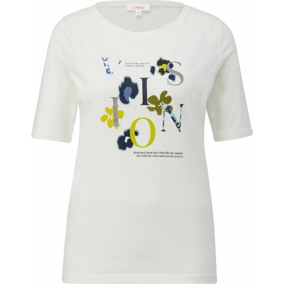 s.Oliver Dámske tričko RL T-SHIRT biela