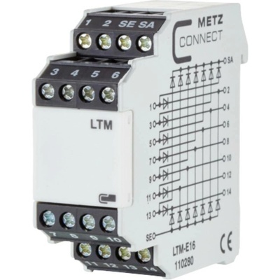 Modul pro testování svítidel Metz Connect LTM-E16 110280, 250 V DC/AC, 1 ks