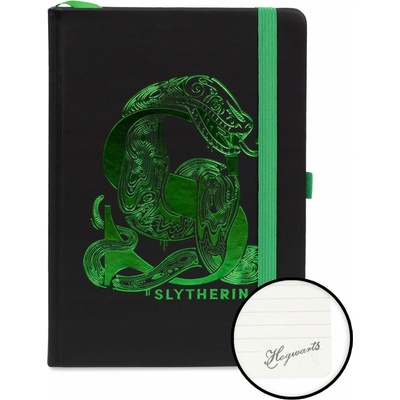 CurePink Poznámkový A5 blok Harry Potter: Slytherin 14,8 x 21 cm SR72696 – Zboží Živě