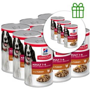 Hill's Hill s Science Plan Canine Adult Turkey 370 г, 9+3 БЕЗПЛАТНО