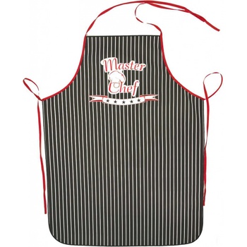 Forbyt kuchyňská zástěra Master Chef černá 60x80cm