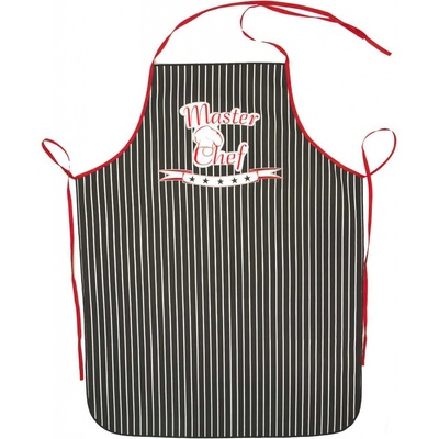 Forbyt kuchyňská zástěra Master Chef černá 60x80cm