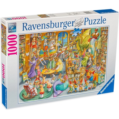 Ravensburger Пъзел Ravensburger от 1000 части - В библиотеката (16455)