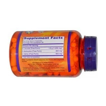 NOW Аминокиселини - Branched Chain Amino Acids - 120 капсули - NOW FOODS, NF0053