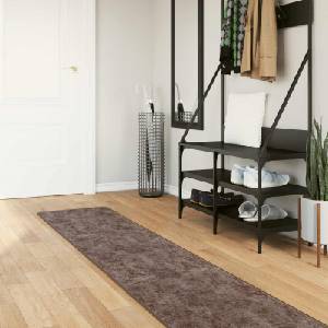 vidaXL Каса за килим MARSA Сиво 50 x 450 см Полиестер и PVC (42023189)
