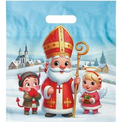UNIPAP taška Mikuláš M vzor č.21 30x32x8 5252815 516794