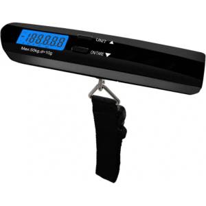 Sapir Дигитален кантар за багаж sapir sp 1652 a, До 50 кг, lcd дисплей, Черен (1652100001) - houseware