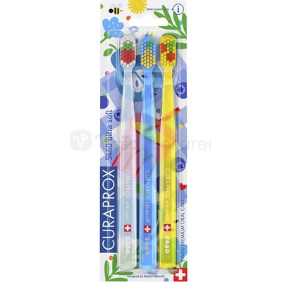 Curaprox CS 5460 Pikniková edícia Ultra soft 3 ks