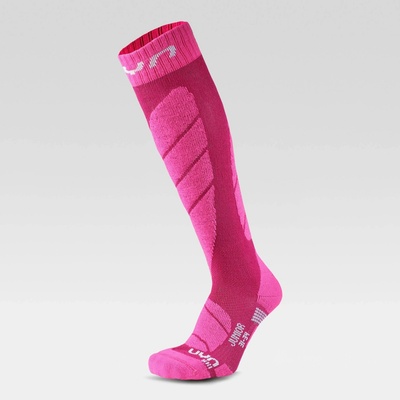 UYN SKI SOCKS JR lyžařské ponožky Pink