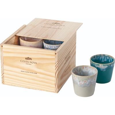 COSTA NOVA Глинени чаши в комплект 8 бр. за еспресо 210 ml Grespresso - Costa Nova (ZCN-LSCS12-MLT)