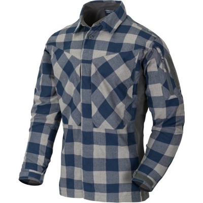 Košeľa Helikon-Tex MBDU Flannel slate blue checkered