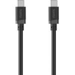 Hama Кабел usb-c - usb-c, 60w, 2 м, черен (201808)