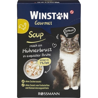 Winston Kuřecí prsa v lahodném masovém vývaru 160 g
