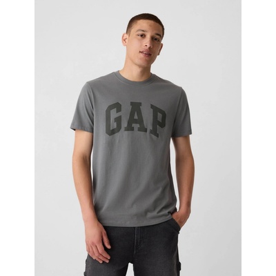 GAP tričko s logem Everyday Soft šedá