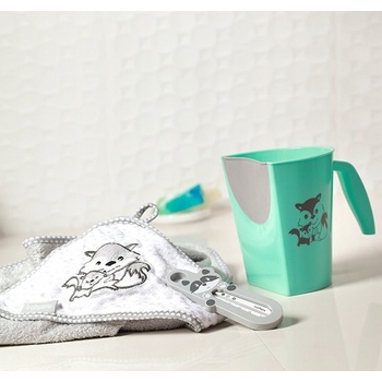 BabyOno Hrnček na kúpanie umývanie hlavičky s obrázkom mátový