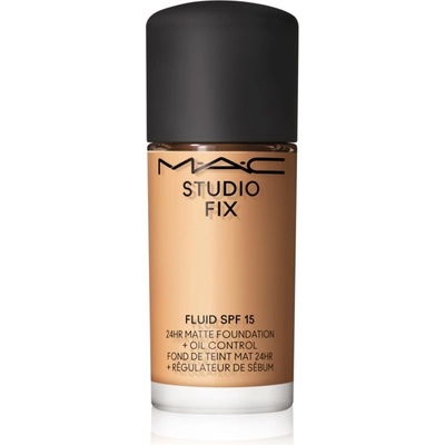 MAC Cosmetics Mini Studio Fix Fluid SPF 15 24HR Matte Foundation + Oil Control матиращ фон дьо тен SPF 15 цвят NC30 15ml