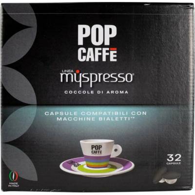 Pop Caffe kapsule kompatibilné Bialetti Coccole di Aroma 32 ks