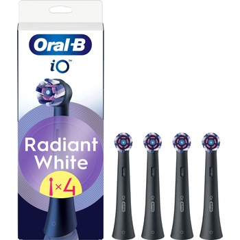 Image 1 of Oral-B iO Radiant White Black 4 pcs
