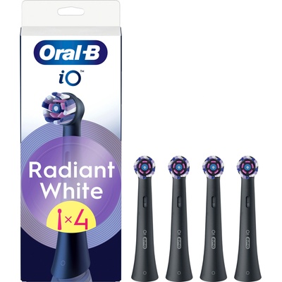 Oral-B iO Radiant White Black 4 pcs
