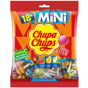 Chupa Chups Мини близалки (18бр. /торбичка) витамин C 108g