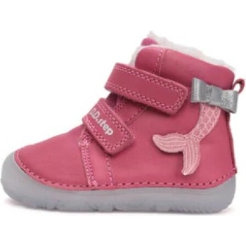 D.D.Step Barefoot zimní boty W073-52684B Dark Pink