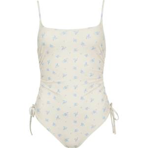 Jack Wills Бански костюм Jack Wills Women's Swimsuit - Blue Ditsy