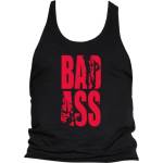 BAD ASS TankTop | Black-Red XL