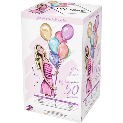Godan Helium do balonků na 30 balonků o velikosti 23 cm